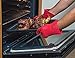 ACE Wear Silicone Heat Resistant BBQ Oven Gloves & Potholder For Grilling, Baking, & Cooking