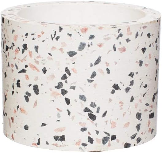 Sass & Belle Terrazzo Planter Small, White