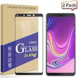 Zeking [2-Pack] Samsung Galaxy A9 (2018) Full Coverage Screen Protector Tempered Glass 9H Hardness 3D Touch [Anti Scratch][Anti-Fingerprint] Bubble Free