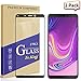 [2-Pack] Samsung Galaxy A9 (2018) Full Coverage Screen Protector Tempered Glass, Zeking 0.33mm 2.5D Edge 9H Hardness [Anti Scratch][Anti-Fingerprint] Bubble Free, Lifetime Replacement Warranty