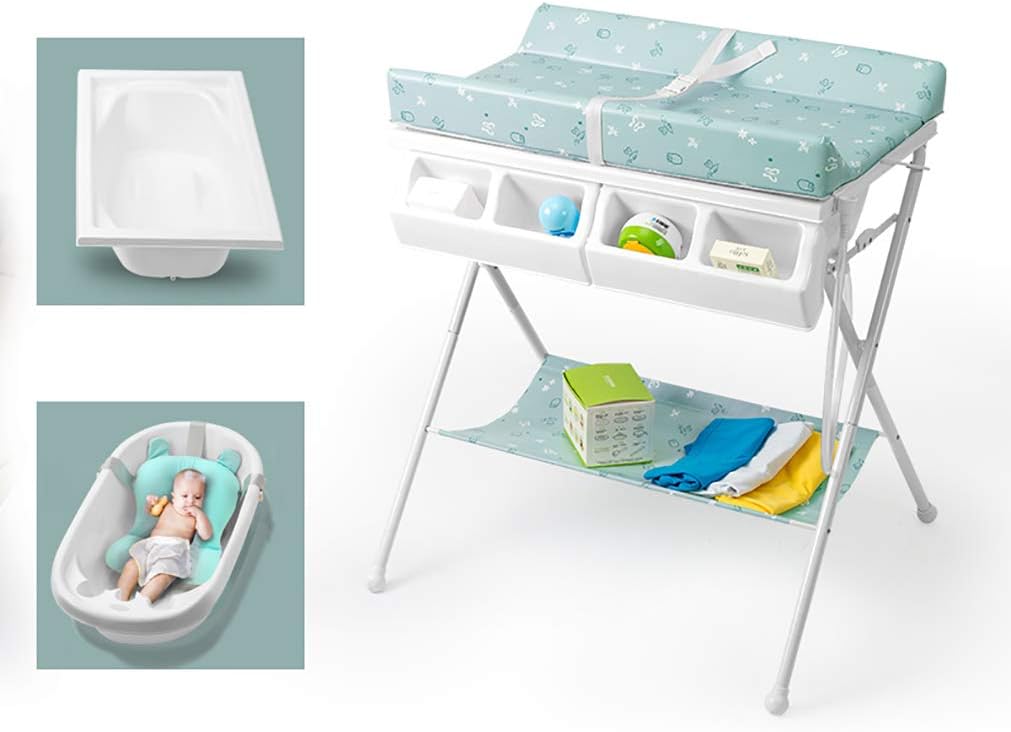 changing station with bath