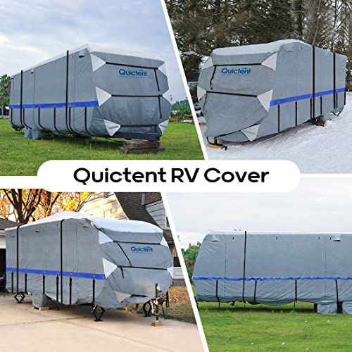 Quictent Upgraded Travel Trailer RV Cover, ExtraThick 6ply Camper