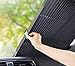 Le Remio Car Windshield Sun Shade, Retractable Sun Shade for car windowshield, Easy to Install and Use, Universal Car Sun Shades Keep Your Vehicle Cool (Black, 60CM)
