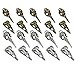 CarEase 20pcs Mix Style Alloy Phantom Raven Bird Skull Head Pendant Charms Necklace Jewelry Making Supplies