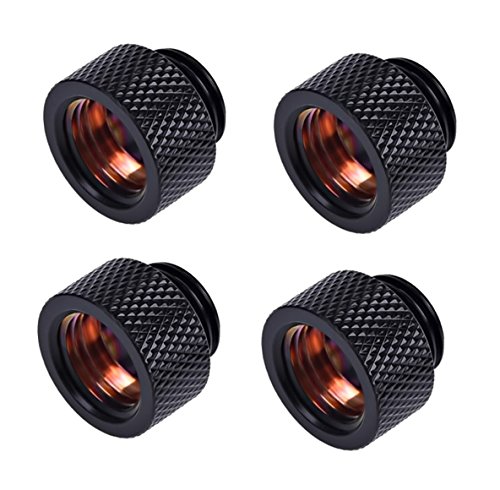 Alphacool HF G1/4 Male To Male Extender Fitting - 10mm Chrome Brass Connector For Water Cooling