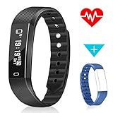 Astonlink Fitness Tracker, Activity Tracker Watch with Heart Rate Monitor, Sleep Monitor Step Counter Calorie Counter Message Notification IP67 Waterproof Pedometer Watch for Kids, Men and Women