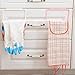 Binmer(TM) Towel Rack Hanging Holder Organizer Bathroom Kitchen Cabinet Cupboard Hanger (White)