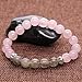 AMORWING Rose Quartz and Labradorite Balancing Bracelet Protective Bracelet for Women