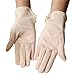 JF-Sunshine Womens Short Lace Dots Sun Block UV Protection Dressing Driving Gloves