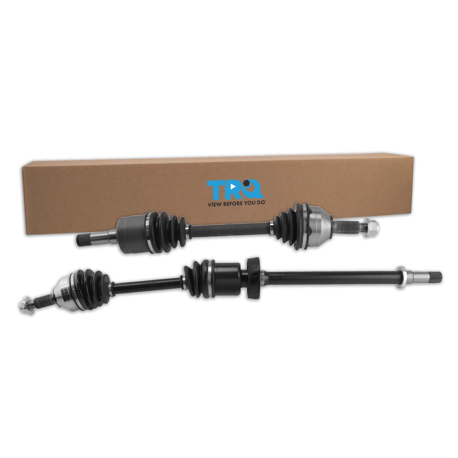 Photo 1 of ***STOCK PHOTO FOR REFERENCE ONLY***TRQ Front Driver and Passenger CV Axle Shaft Assembly Set Compatible with 2008-2014 Ford Taurus Flex Taurus X 2008-2009 Mercury Sable 2009-2014 Lincoln MKS 2010-2014 Lincoln MKT FWD V6