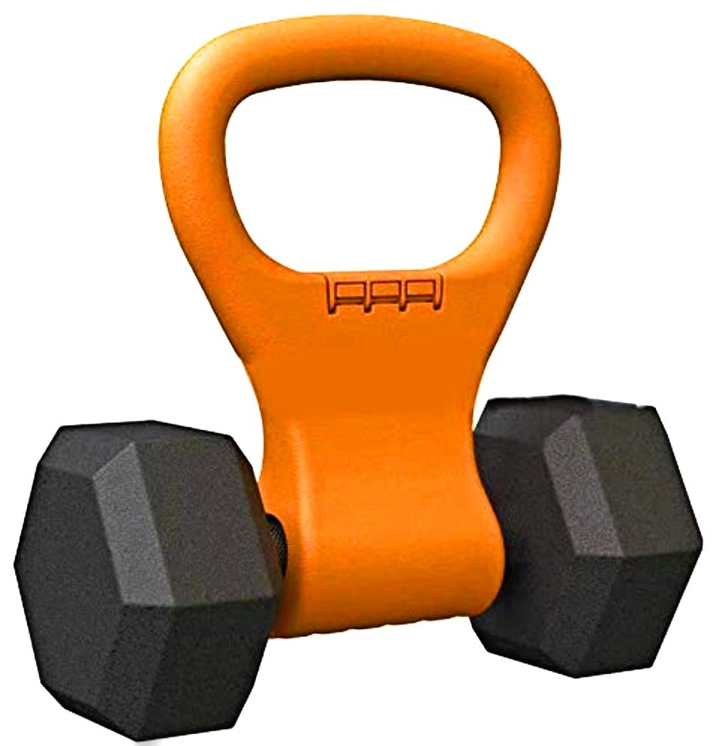 Kettle Grip Kettlebell Adjustable Clamps to Dumbbells Portable Weight Grip Perfect For Travel Workout Weightlifting Bodybuilding Strength Training Losing Weight
