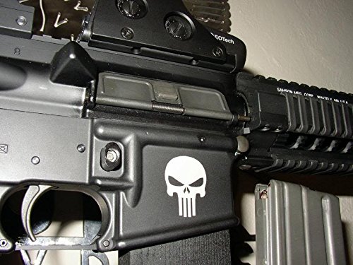 AR15 Lower Punisher Skull Decal PREMIUM 1.5