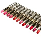 Fullkang Hot 12pcs Lipsticks Lip Stain the Balm Makeup Lot Leopard Moisturizing Lip Stick