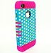 Cell Armor IPHONE4G-RSNAP-TE432 Rocker Snap-On Case for iPhone 4/4S - Retail Packaging - White and Yellow Dots on Blue