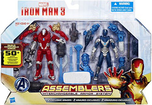 Iron Man 3 Assemblers Exclusive Action Figure 2-Pack Red Snapper Iron Man & G...