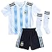 Argentina World Cup 2018 18 Kid Youth Replica L. Messi Jersey Kit : Shirt, Short, Socks, Bag, PVC Key (L. Messi, Size K24 (7-8 Yrs Old Approx.))