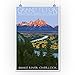 Lantern Press 9x12 Inch Art Print Wall D√©cor, Grand Teton National Park, Wyoming, Snake River Overlook