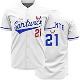Men's #21 Puerto Rico Baseball Jersey Classic Baseball Shirt Stitched