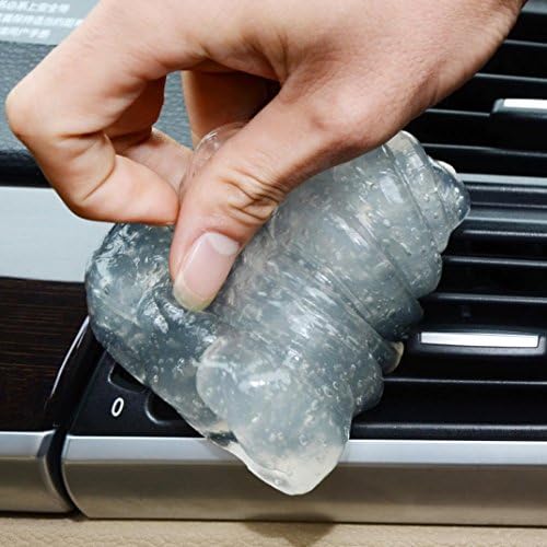 Renttos Auto Car Glue Gum Gel Cleaning Air Conditioner Outlet Vent Interior Dust Dirt Cleaner Flexible Gel Dust Remover