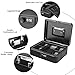 Jssmst Cash Box with Combination Lock (Medium Size 10''x7’’) – Durable Metal Cash Box with Money Tray, Black, CB0701L