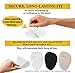 High Heel Cushions -Ball of Foot Pads- Non Slip Shoe Inserts - Forefoot Metatarsal Pads for Women & Men for Foot Pain Relief -High Heel Inserts for shoe comfort- Beige Clear Black Ball of Foot Cushion