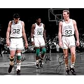 Ikonic Fotohaus Larry Bird Kevin Mchale Robert Parish Signed Photo Autograph Print Wall Art Home Decor