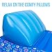 Face to Face 2-Person Inflatable Raft for Swimming Pools, Lakes, Beach & More - Comfortable Lounger Water Pool Raft with Cup Holders – Lounging Pool Floats for Adults & Kids Indoor/Outdoor Friendly