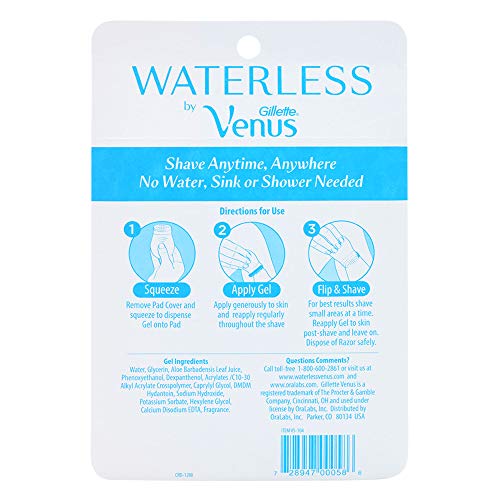 Gillette Venus Waterless RazorShave Anytime Without Water with