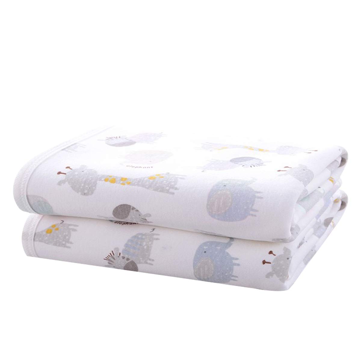 Photo 1 of Large Baby Diaper Changing Pads Soft Cotton Waterproof Changing Pad for Baby 27.5X37.5 inches Underpads Mattress Mat Sheet Protector Portable Reusable Urine Mat for Travel Gear 2 Pack