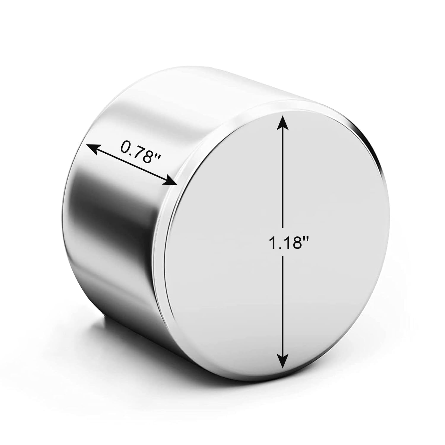 Realth Magnets Disc Neodymium Permanent Magnetic 30mm*20mm for Fridge Office Science Project and Craft 1 Pack (MC301)