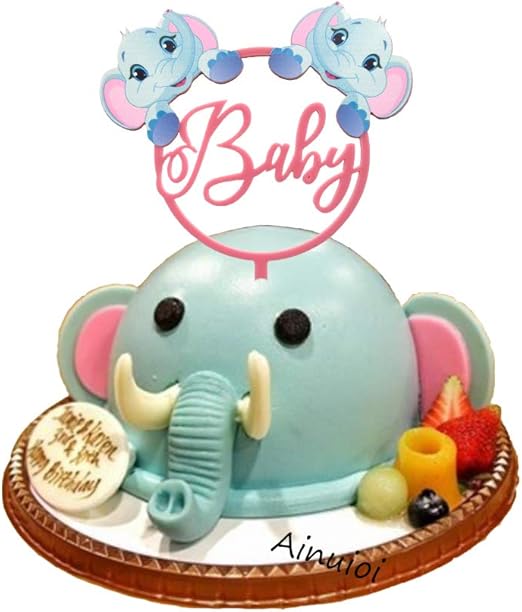 elephant theme cake