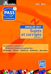 Concours PASS, annales du concours 2011