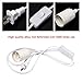 KINGSO Hanging Lantern Cord Cable, 4 Pack Pendant Light Socket with Cord for DIY Grow Plant Light, 5.9ft E26 E27 Light Sockets with On/Off Switch US AC Power Cord Adapter