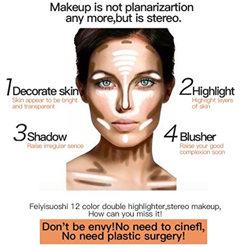 Hunputa Pro Highlight Cream Face Eye Foundation Concealer Pen Stick Pencil Makeup Tool (D)