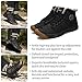 Mgreater Men's Snow Boots Waterproof Fur Lined Booties Non-Slip Lightweight Winter Shoes,Black/High Top,US Men 10.5 D(M)=EU 44