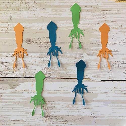 Giant Squid Confetti Ocean Decorations Deep Sea Party Supplies Ocean Theme Squid Decorations Ocean Party Giant Squid Cut Out