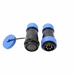 HangTon TY28 7 Pin 25A Bulkhead Dust Poof Connector