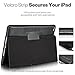 KAVAJ Leather iPad Air 2 Case Cover Berlin for Apple iPad Air 2 Black Genuine Cowhide Leather with Built-in Stand Auto Wake/Sleep Function. Slim Fit Smart Folio Covers iPad Air 2 Model