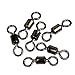 Goture SHELURE Rolling Barrel Swivels For Fishing ,162LB to 1323LB (Pack of 100)