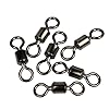 SHELURE-Rolling-Barrel-Swivels-For-Fishing-162LB-to-1323LB-Pack-of-100