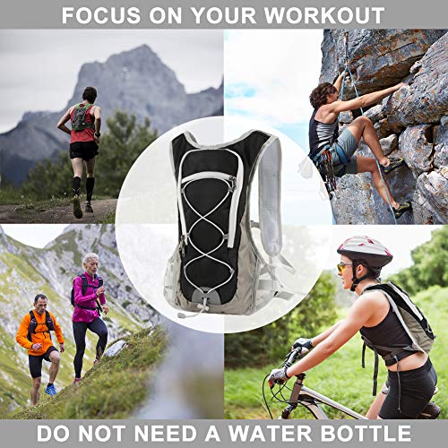 KOOVAGI Hydration Backpack with 2L Water Bladder Outdoor Gear Pack for