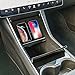 Tesla Model 3 QI Wireless Phone Charging Dock Center Console Wireless Charger with USB Splitter for Tesla Model 3 Gen 2 Black
