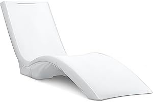 Step2 Vero Pool Lounger, Fade-Resistant, Waterproof Patio Furniture, Pool Lounge Chair for Sun Shelf, Use in Pools with Shelv