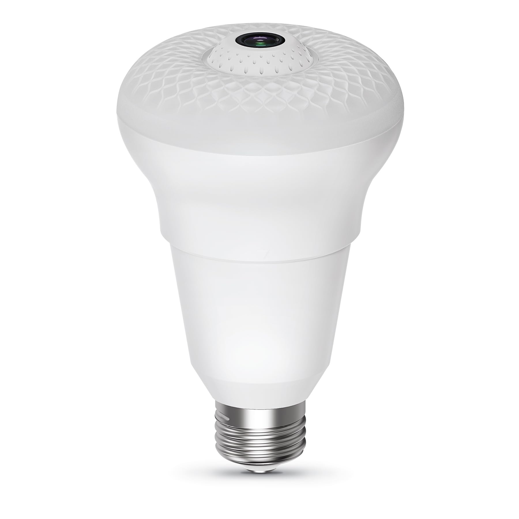 Photo 1 of Feit Electric Smart Rotating Light Bulb with Wireless Camera, Motion Sensor, Night Vision, and 2-Way Speaker, 40W Equivalent, E26 Base, 5000K Daylight, 15,000-Hour Lifetime, A450/850/CAMWIFI/LED
