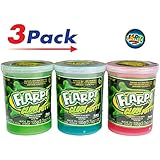 JA-RU Flarp Noise Putty Glow in The Dark New! (Pack of 3) with a Bouncy Ball Squish to Make Gas Sounds | Item #341-3p