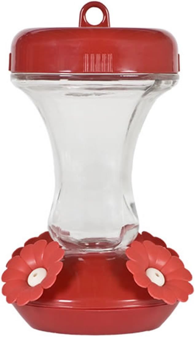 8 oz Top-Fill Glass Hummingbird Feeder