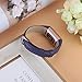 NANW Bands Compatible with Fitbit Charge 4 / Charge 3, Slim Genuine Leather Wristband Replacement Accessories Strap for Women Men Compatible with Fitbit Charge 4 / Charge 3 Small Large
