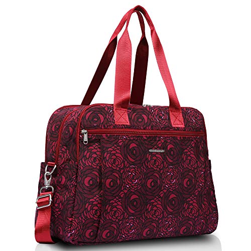 Lily & Drew Lightweight Travel Tote Crossbody Weekender Carry On 15.6