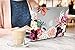 Lapac Compatible with MacBook Air 13.3 Inch Clear Case Floral Old Version 2010-2017, Model A1466 A1369, Rose Flowers Old Mac Air 13.3