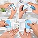 90ml Travel Bottles Silicone Set Portable ORYCOOL TSA Air Mini Leakproof Empty Travel Bottles for Shampoo,Shower Gel,Lotion,4 Pack,3 oz